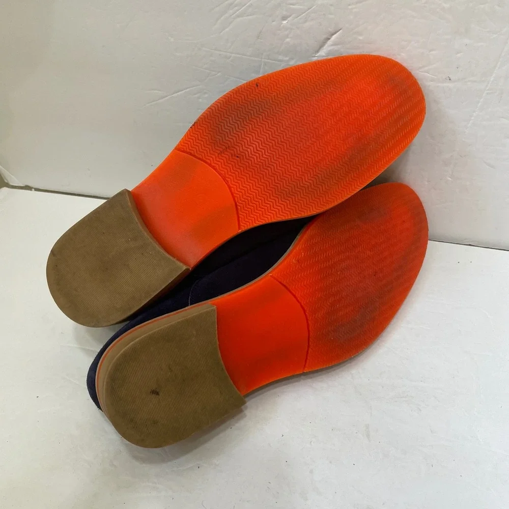 J.D. FISK SUEDE OXFORDS IN NAVY BLUE